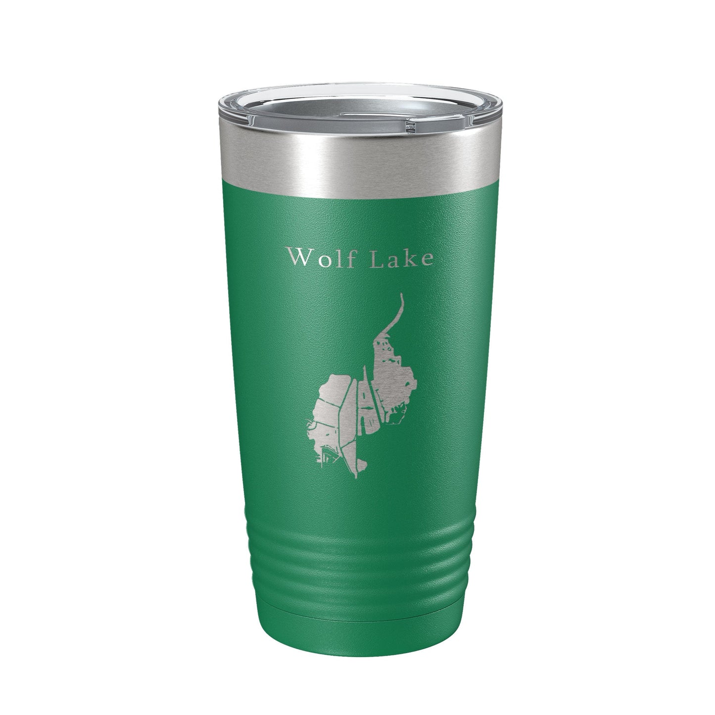 Wolf Lake Map Tumbler Travel Mug Insulated Laser Engraved Coffee Cup Indiana Illinois 20 oz-9