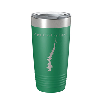 Apple Valley Lake Map Tumbler Travel Mug Insulated Laser Engraved Coffee Cup Ohio 20 oz-9