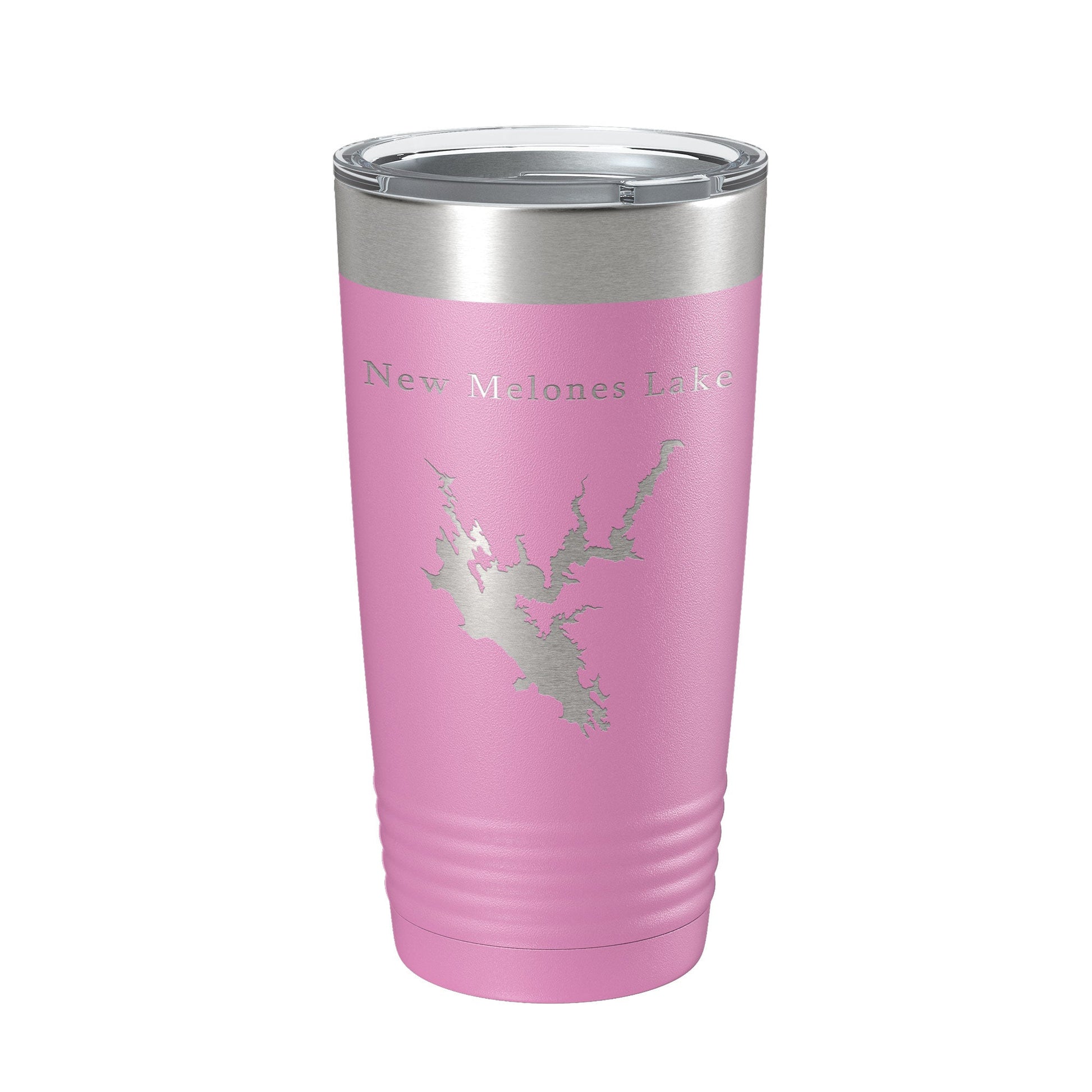 New Melones Lake Map Tumbler Travel Mug Insulated Laser Engraved Coffee Cup California 20 oz-14