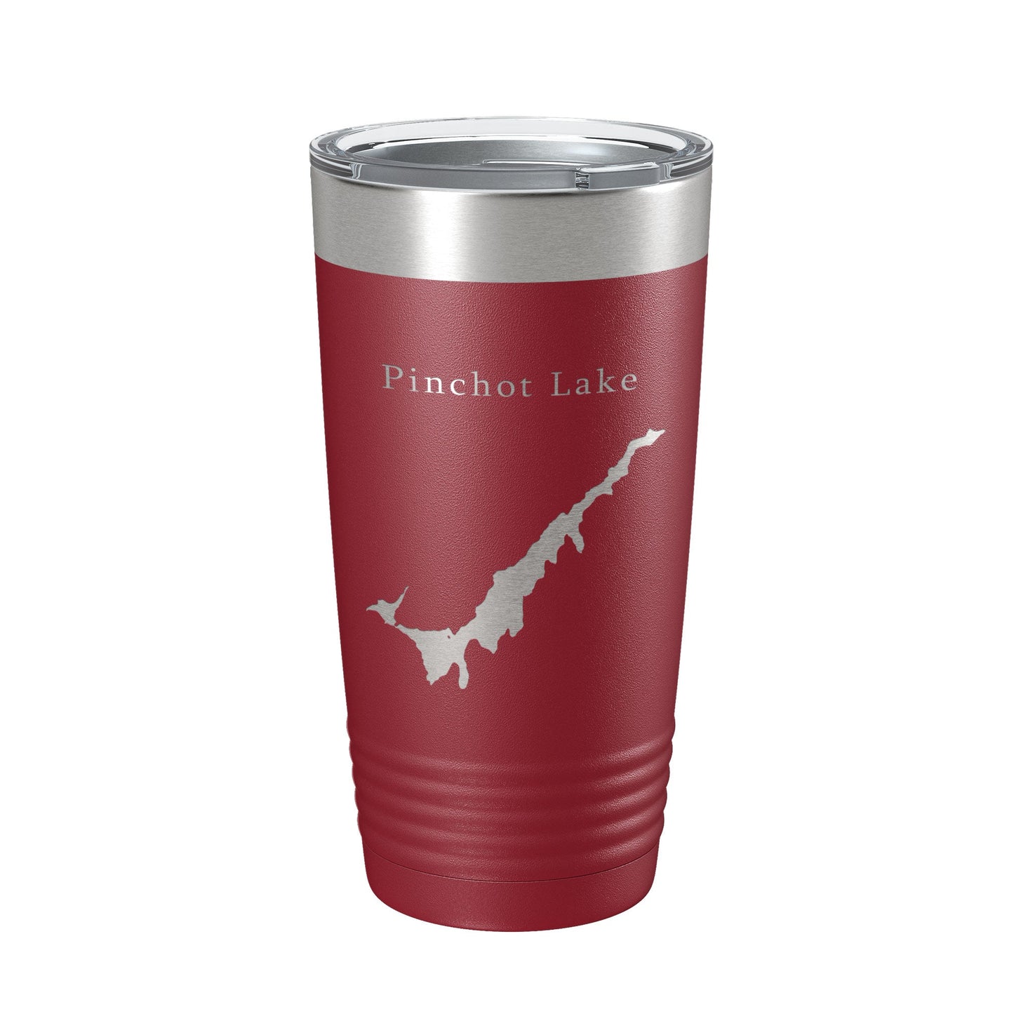 Pinchot Lake Map Tumbler Travel Mug Insulated Laser Engraved Coffee Cup Pennsylvania 20 oz-18