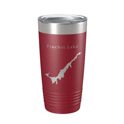 Pinchot Lake Map Tumbler Travel Mug Insulated Laser Engraved Coffee Cup Pennsylvania 20 oz-18