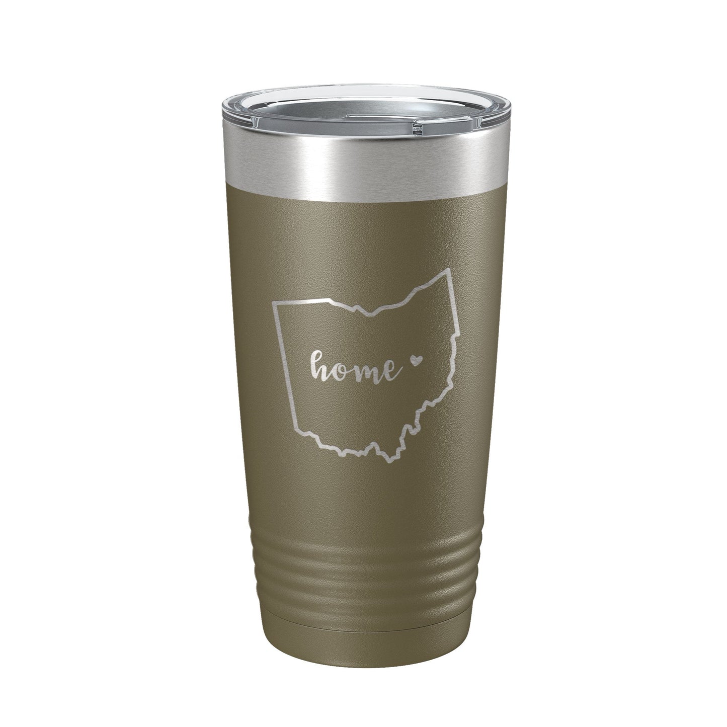 Ohio Tumbler Home State Travel Mug Insulated Laser Engraved Map Coffee Cup 20 oz-21