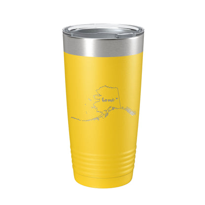 Alaska Tumbler Home State Travel Mug Insulated Laser Engraved Map Coffee Cup 20 oz-19