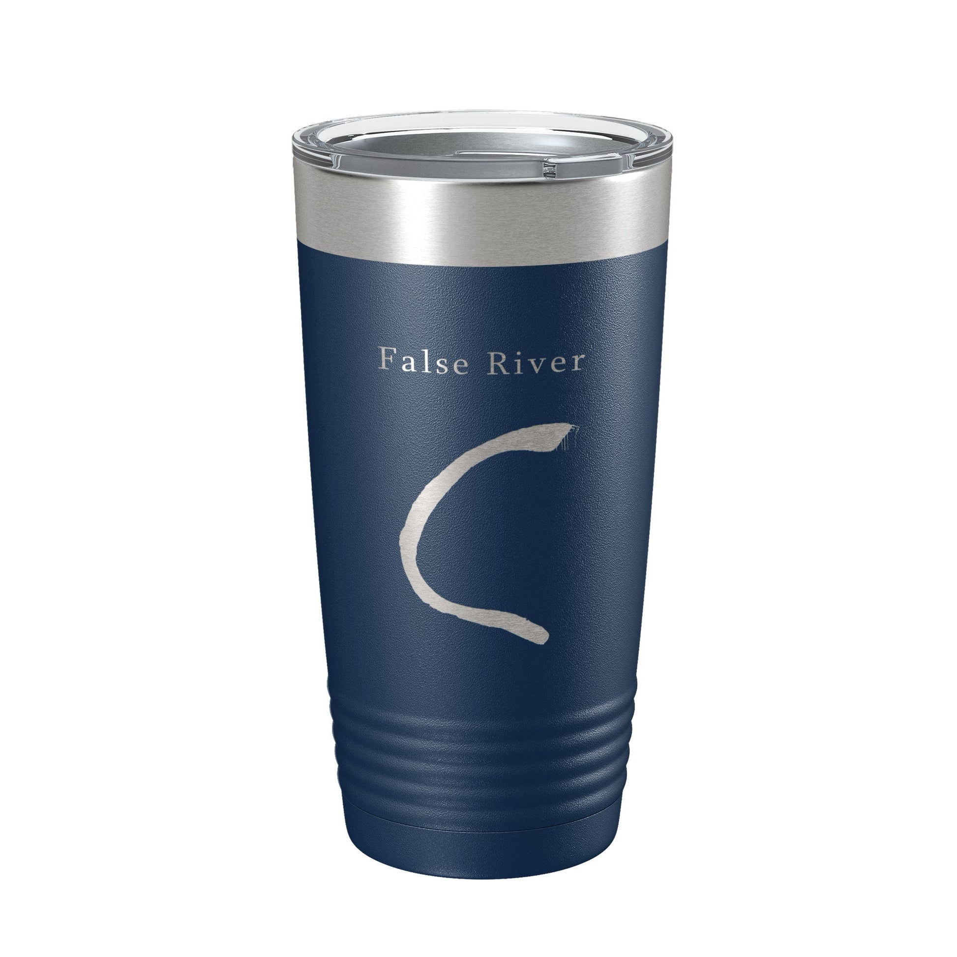 False River Tumbler Lake Map Travel Mug Insulated Laser Engraved Coffee Cup Louisiana 20 oz-2