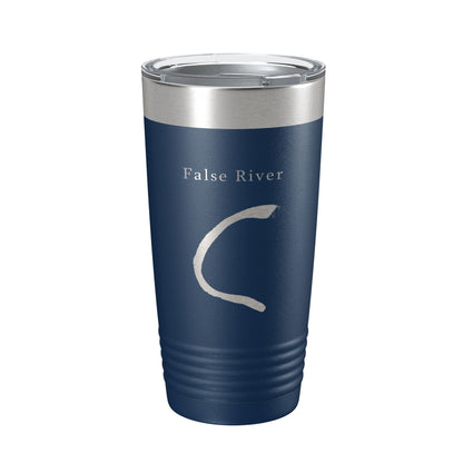 False River Tumbler Lake Map Travel Mug Insulated Laser Engraved Coffee Cup Louisiana 20 oz-8