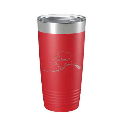 Alaska Tumbler Home State Travel Mug Insulated Laser Engraved Map Coffee Cup 20 oz-10