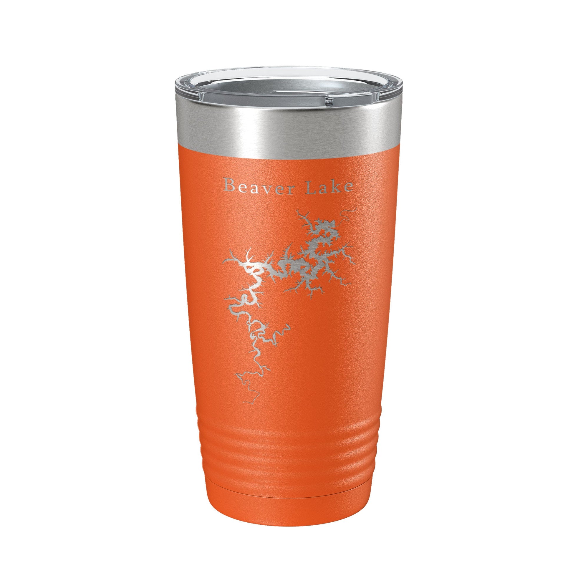 Beaver Lake Map Tumbler Travel Mug Insulated Laser Engraved Coffee Cup Arkansas 20 oz-17