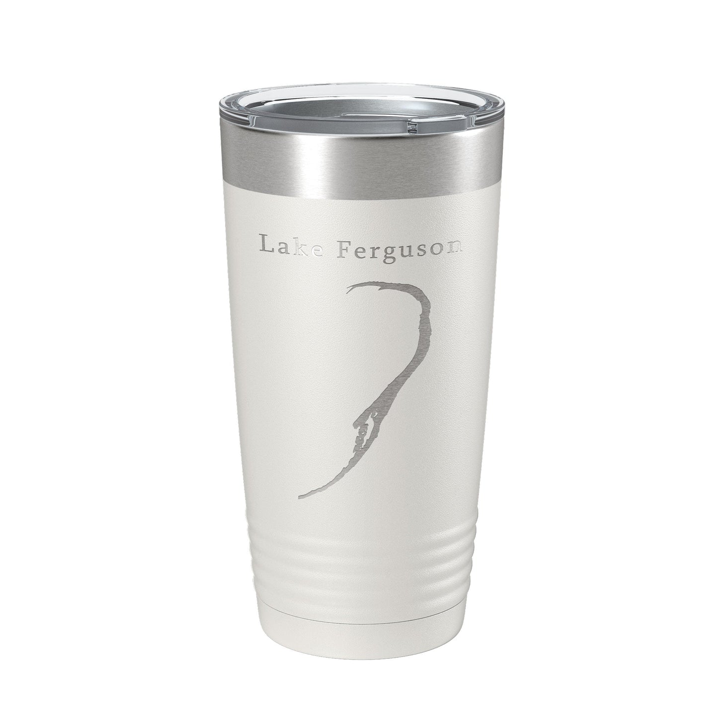 Lake Ferguson Map Tumbler Travel Mug Insulated Laser Engraved Coffee Cup Arkansas Mississippi 20 oz-7