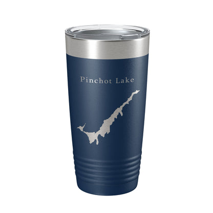 Pinchot Lake Map Tumbler Travel Mug Insulated Laser Engraved Coffee Cup Pennsylvania 20 oz-8