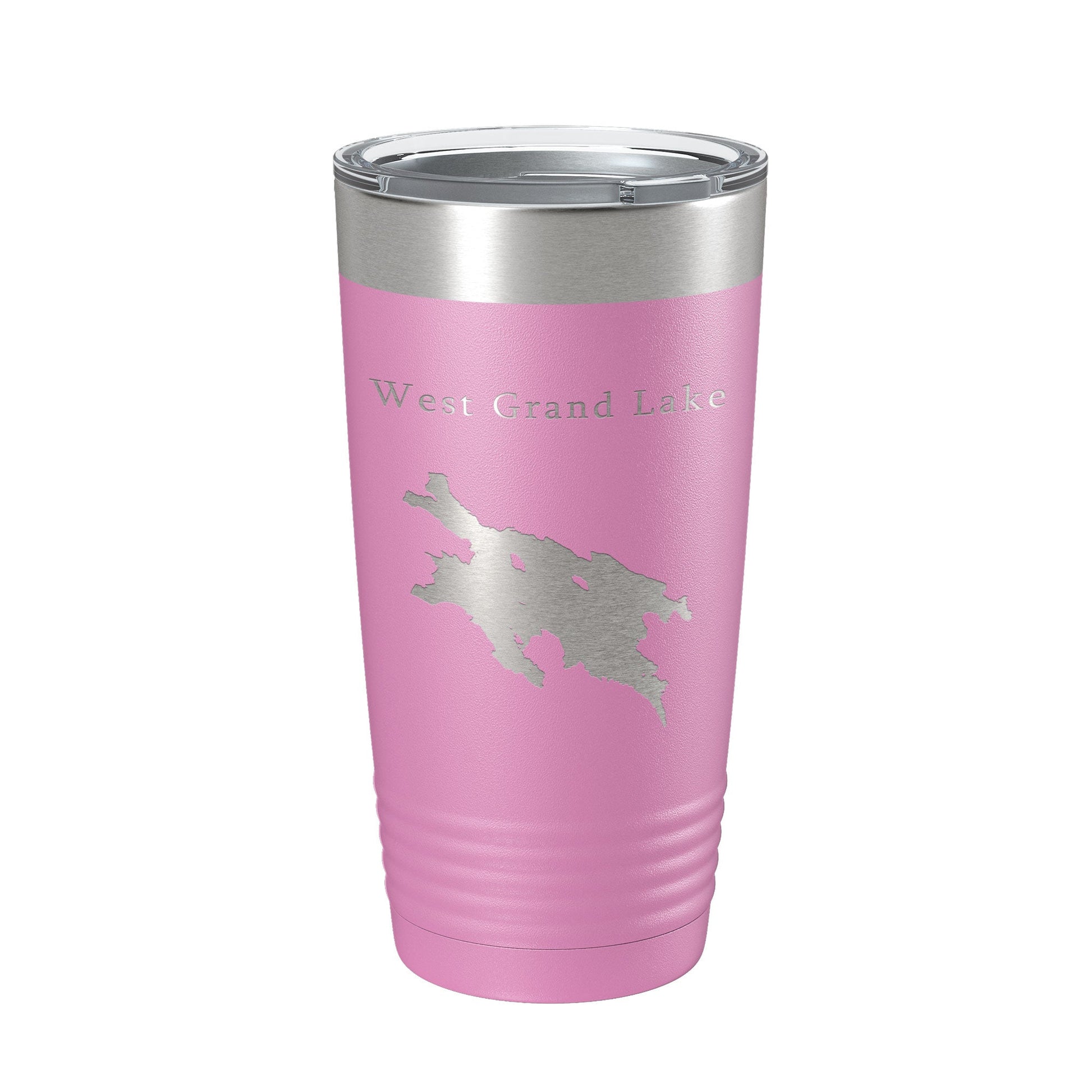 West Grand Lake Map Tumbler Travel Mug Insulated Laser Engraved Coffee Cup Maine 20 oz-14