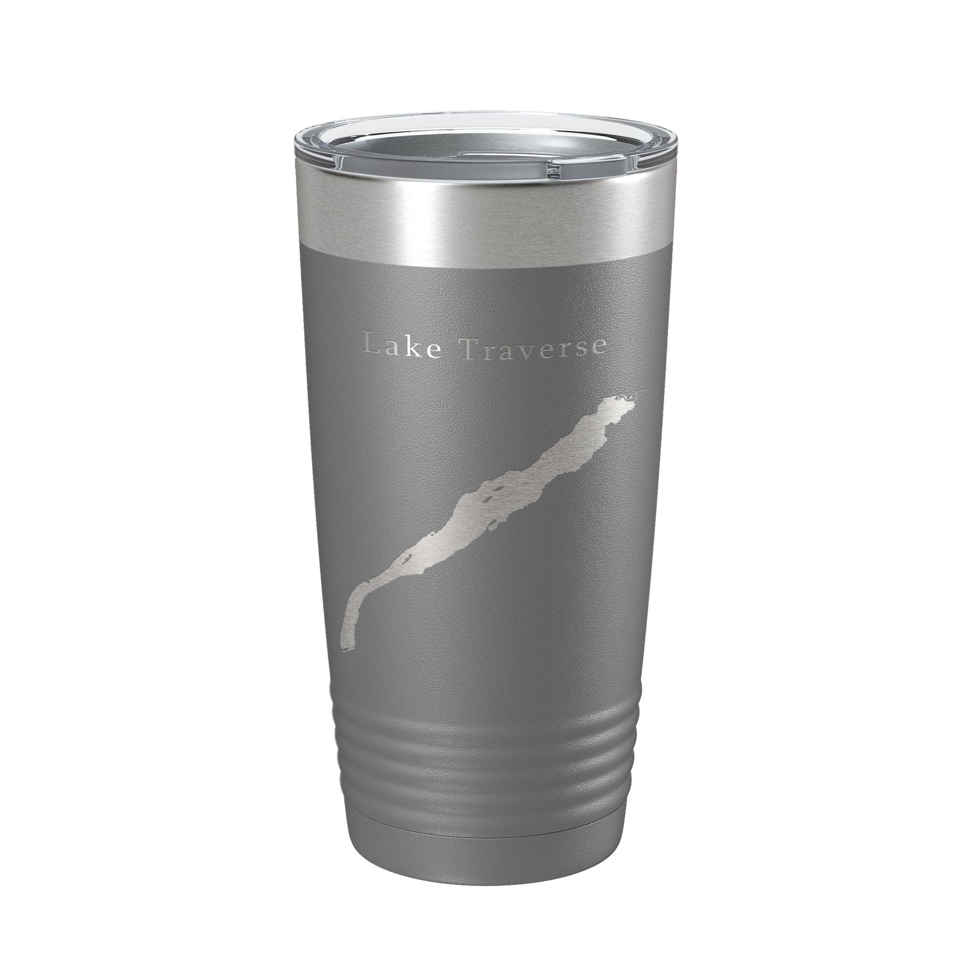 Lake Traverse Map Tumbler Travel Mug Insulated Laser Engraved Coffee Cup South Dakota Minnesota 20 oz-16