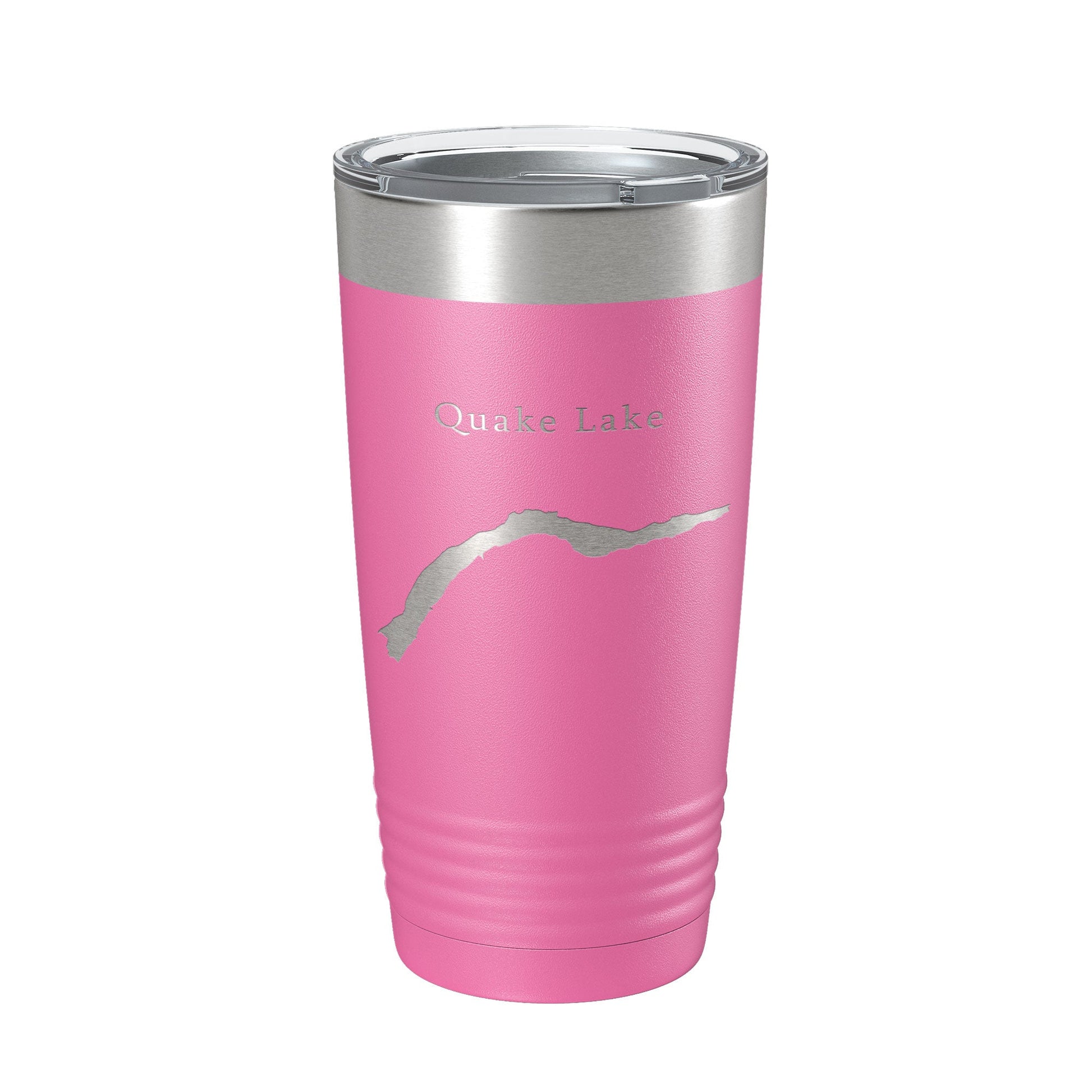 Quake Lake Earthquake Map Tumbler Travel Mug Insulated Laser Engraved Coffee Cup Montana 20 oz-11