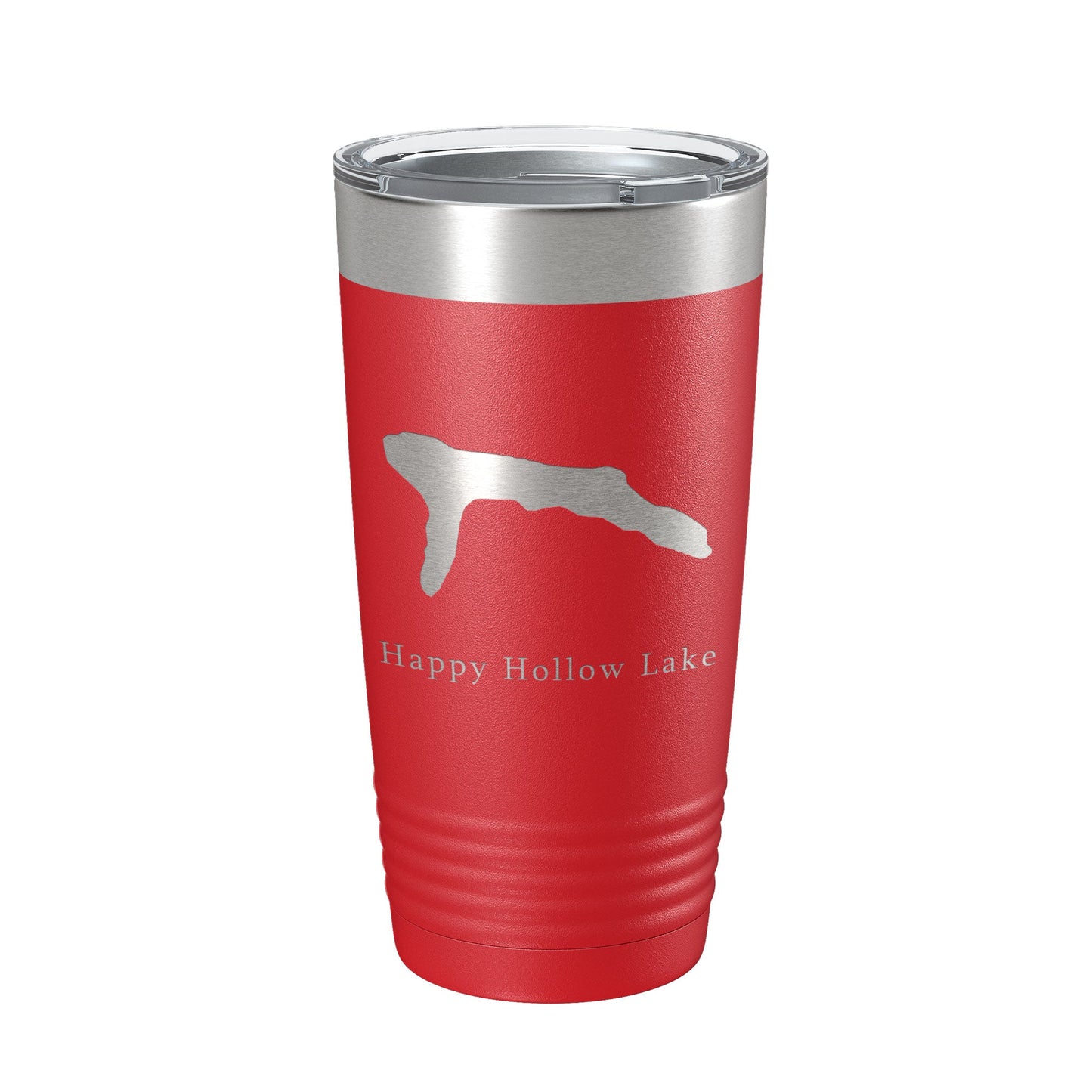 Happy Hollow Lake Map Tumbler Travel Mug Insulated Laser Engraved Coffee Cup Illinois 20 oz-10