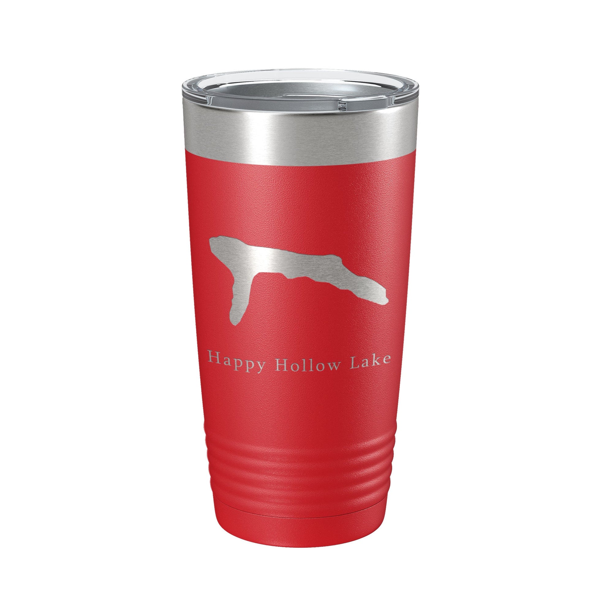 Happy Hollow Lake Map Tumbler Travel Mug Insulated Laser Engraved Coffee Cup Illinois 20 oz-10