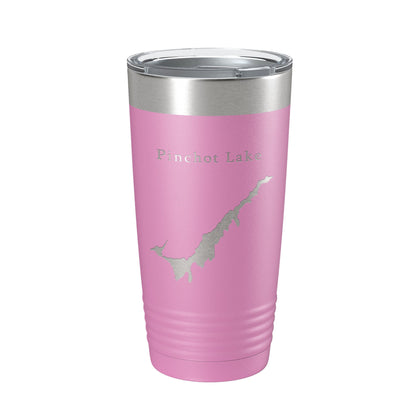 Pinchot Lake Map Tumbler Travel Mug Insulated Laser Engraved Coffee Cup Pennsylvania 20 oz-14