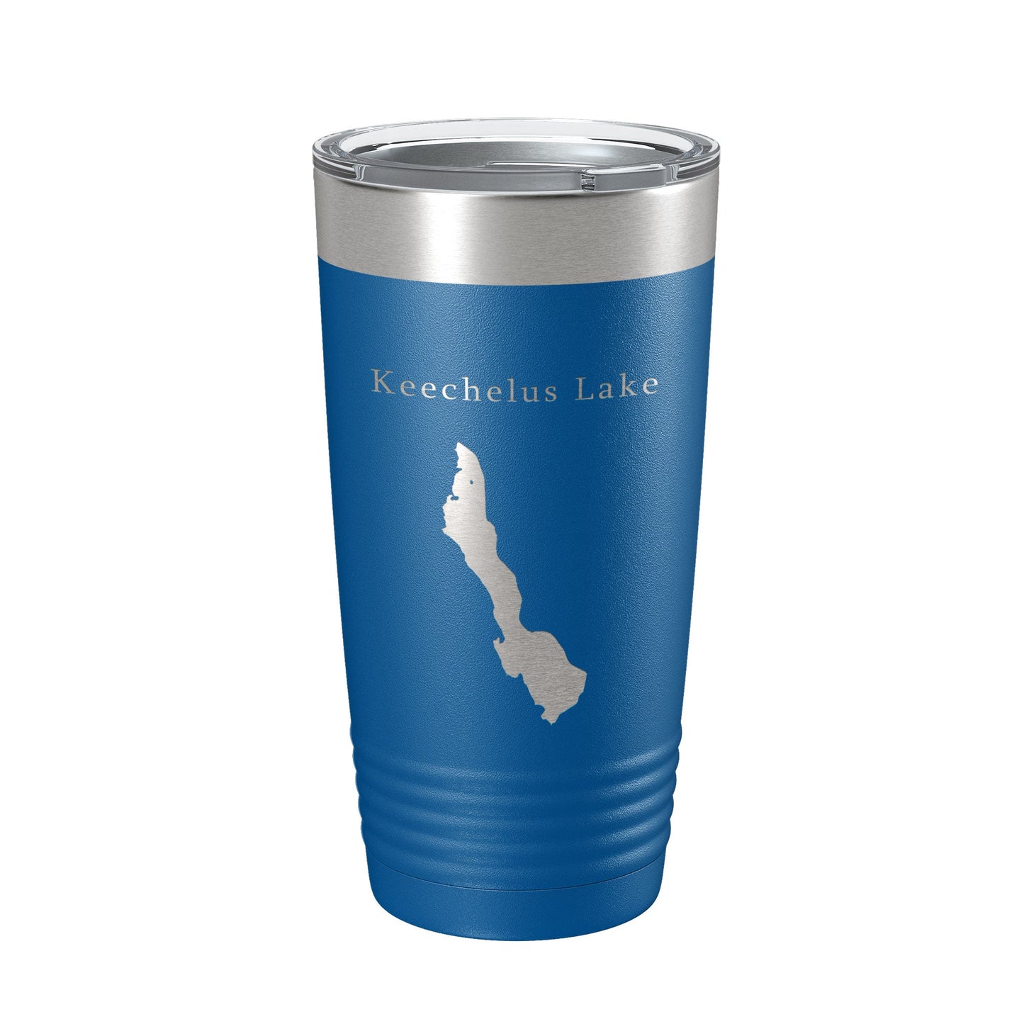 Keechelus Lake Map Tumbler Travel Mug Insulated Laser Engraved Coffee Cup Washington 20 oz-6