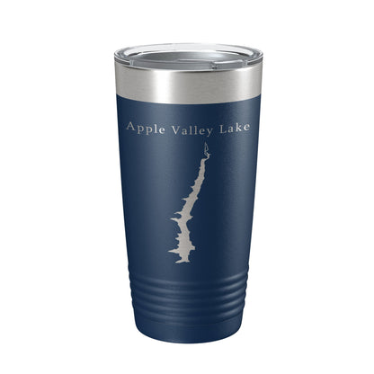 Apple Valley Lake Map Tumbler Travel Mug Insulated Laser Engraved Coffee Cup Ohio 20 oz-8
