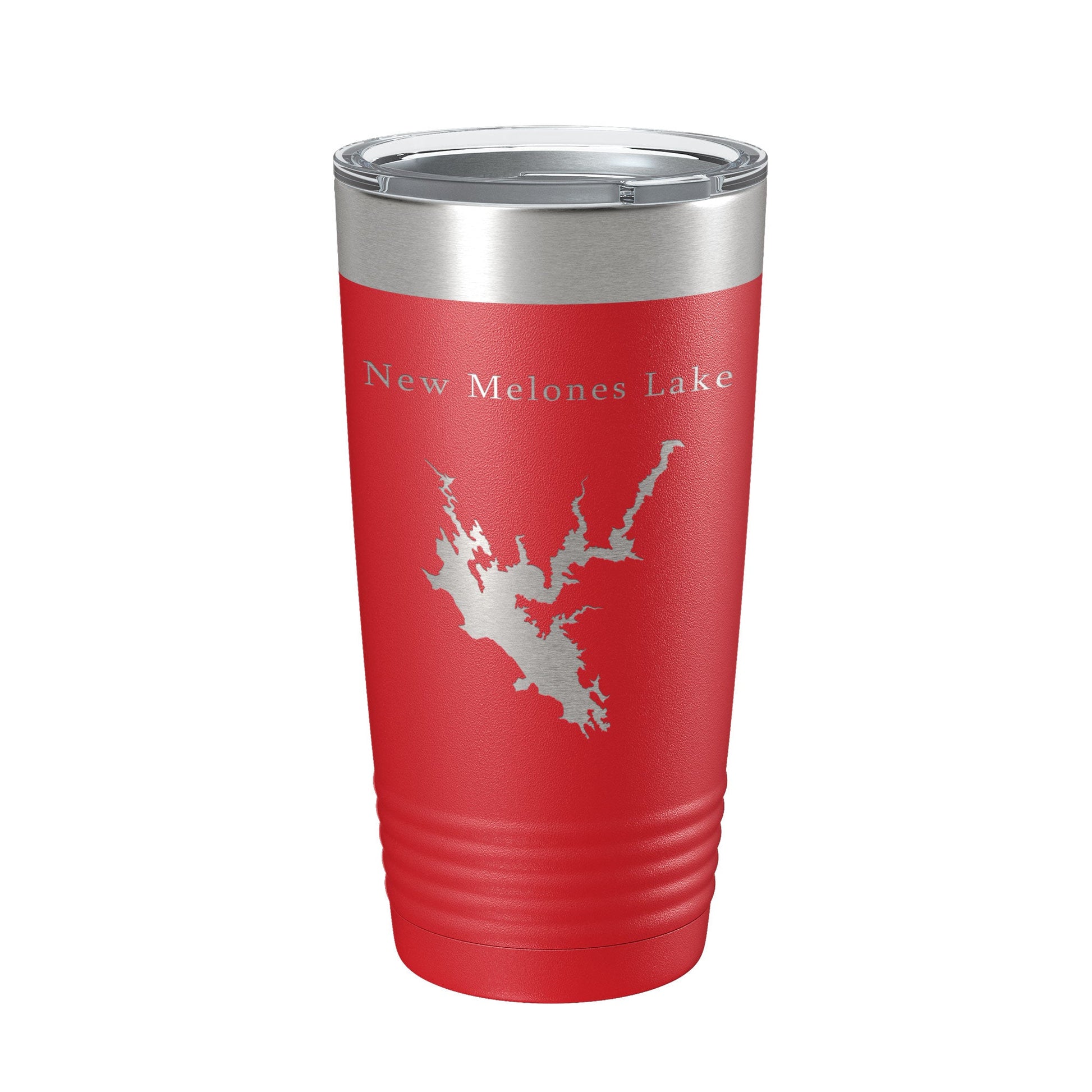 New Melones Lake Map Tumbler Travel Mug Insulated Laser Engraved Coffee Cup California 20 oz-10