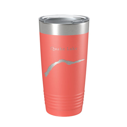Quake Lake Earthquake Map Tumbler Travel Mug Insulated Laser Engraved Coffee Cup Montana 20 oz-20
