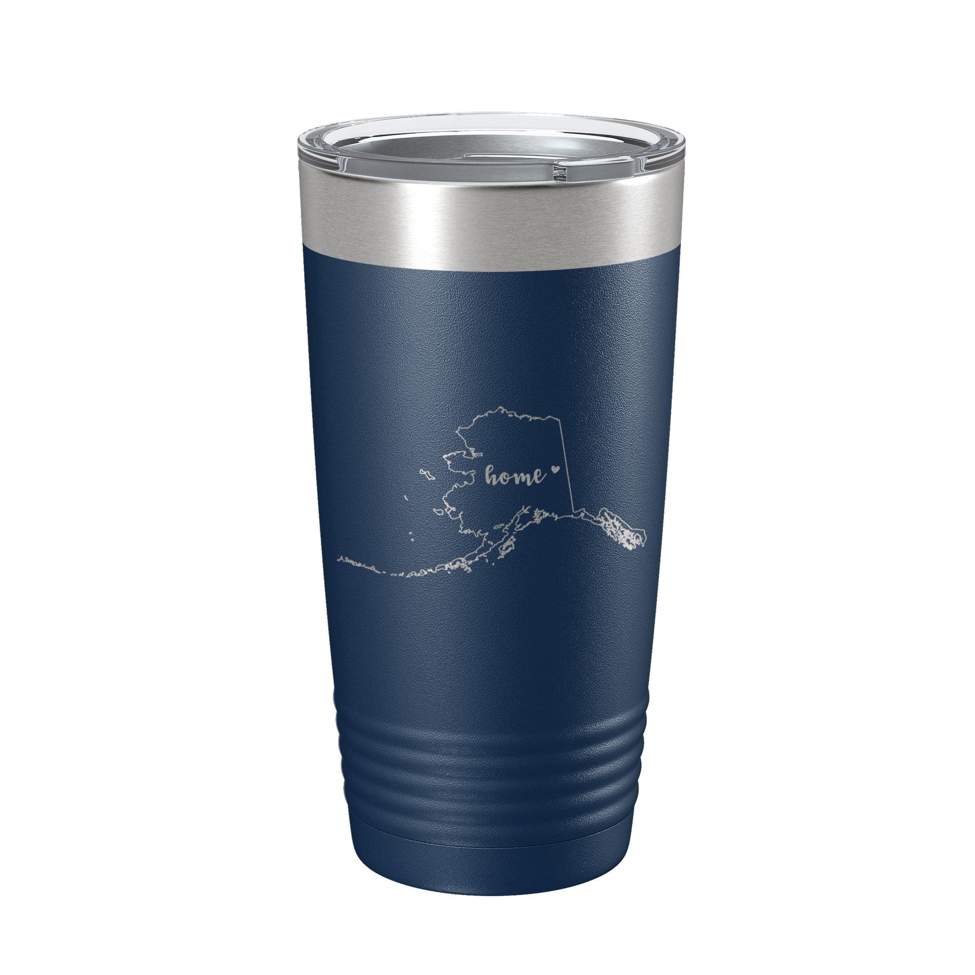 Alaska Tumbler Home State Travel Mug Insulated Laser Engraved Map Coffee Cup 20 oz-2