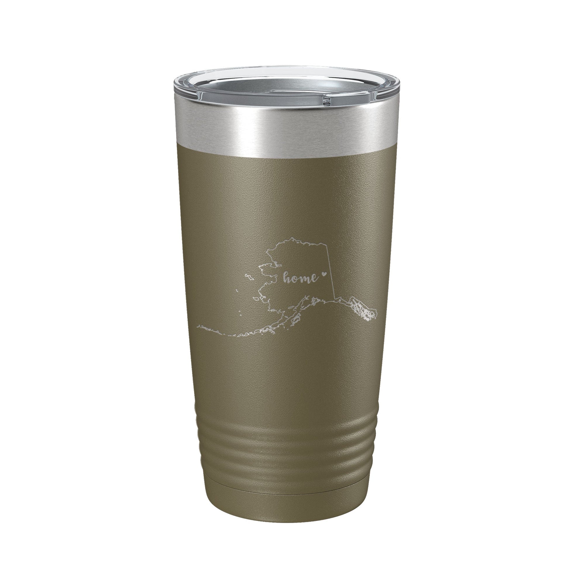 Alaska Tumbler Home State Travel Mug Insulated Laser Engraved Map Coffee Cup 20 oz-21