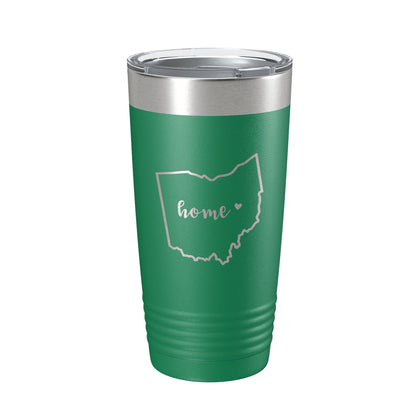 Ohio Tumbler Home State Travel Mug Insulated Laser Engraved Map Coffee Cup 20 oz-9
