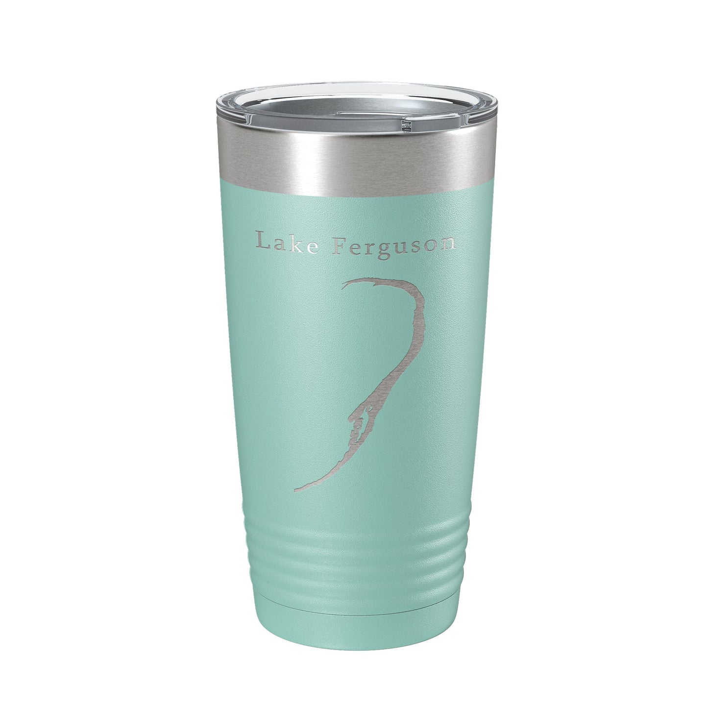 Lake Ferguson Map Tumbler Travel Mug Insulated Laser Engraved Coffee Cup Arkansas Mississippi 20 oz-12