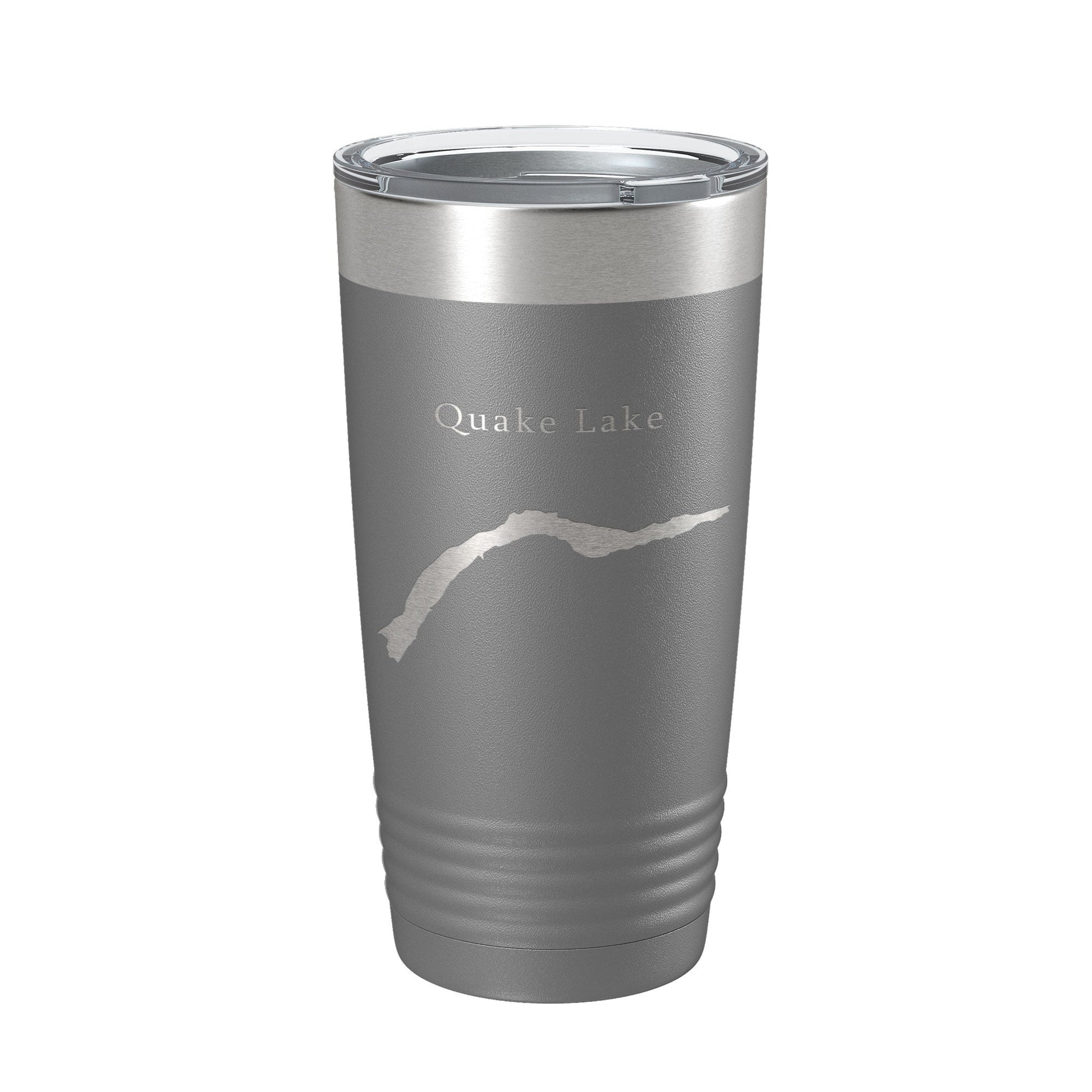 Quake Lake Earthquake Map Tumbler Travel Mug Insulated Laser Engraved Coffee Cup Montana 20 oz-16