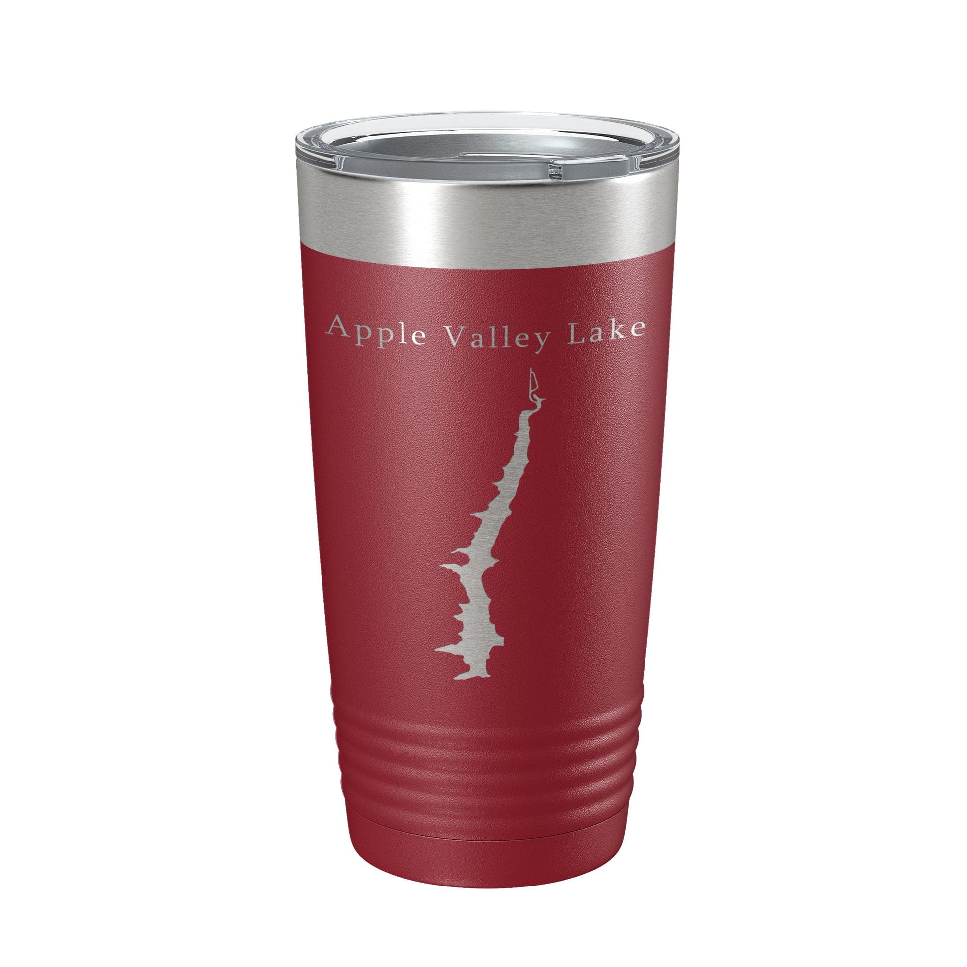 Apple Valley Lake Map Tumbler Travel Mug Insulated Laser Engraved Coffee Cup Ohio 20 oz-18