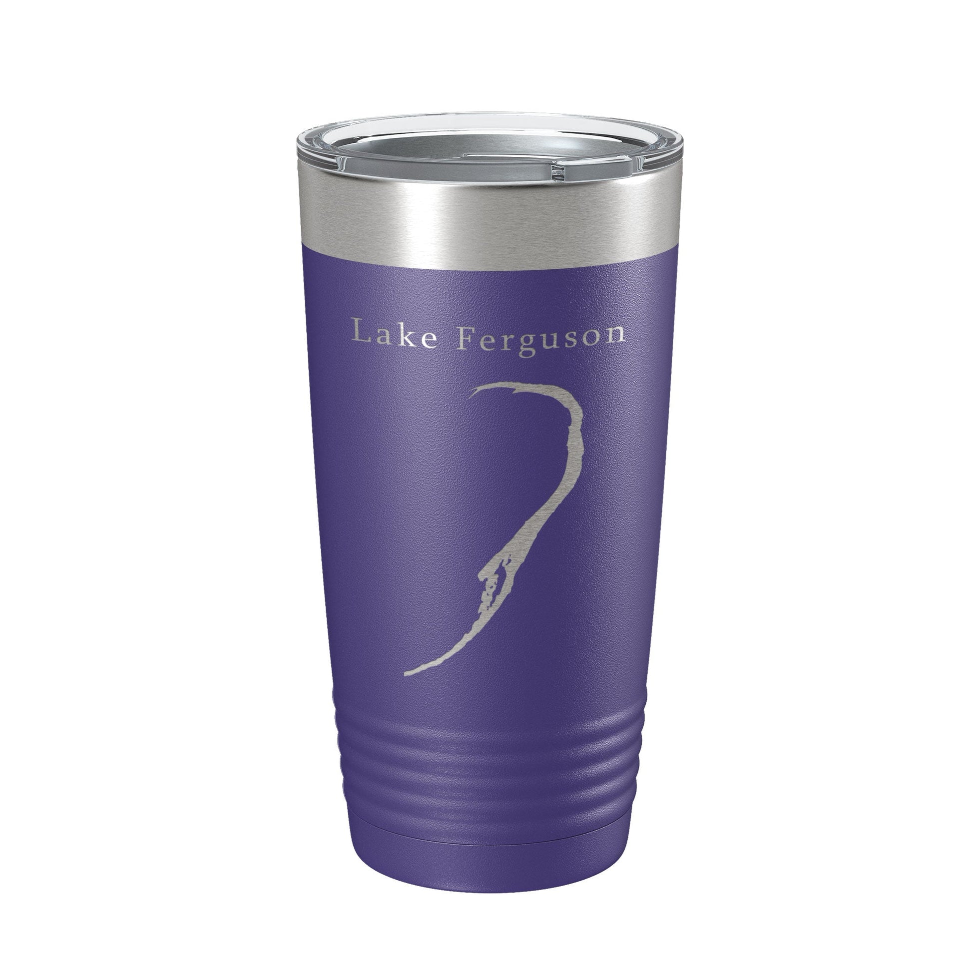Lake Ferguson Map Tumbler Travel Mug Insulated Laser Engraved Coffee Cup Arkansas Mississippi 20 oz-15