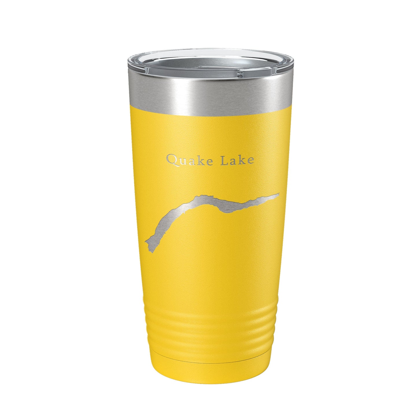 Quake Lake Earthquake Map Tumbler Travel Mug Insulated Laser Engraved Coffee Cup Montana 20 oz-4