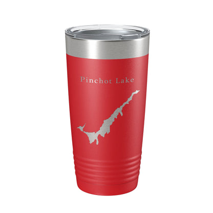 Pinchot Lake Map Tumbler Travel Mug Insulated Laser Engraved Coffee Cup Pennsylvania 20 oz-10