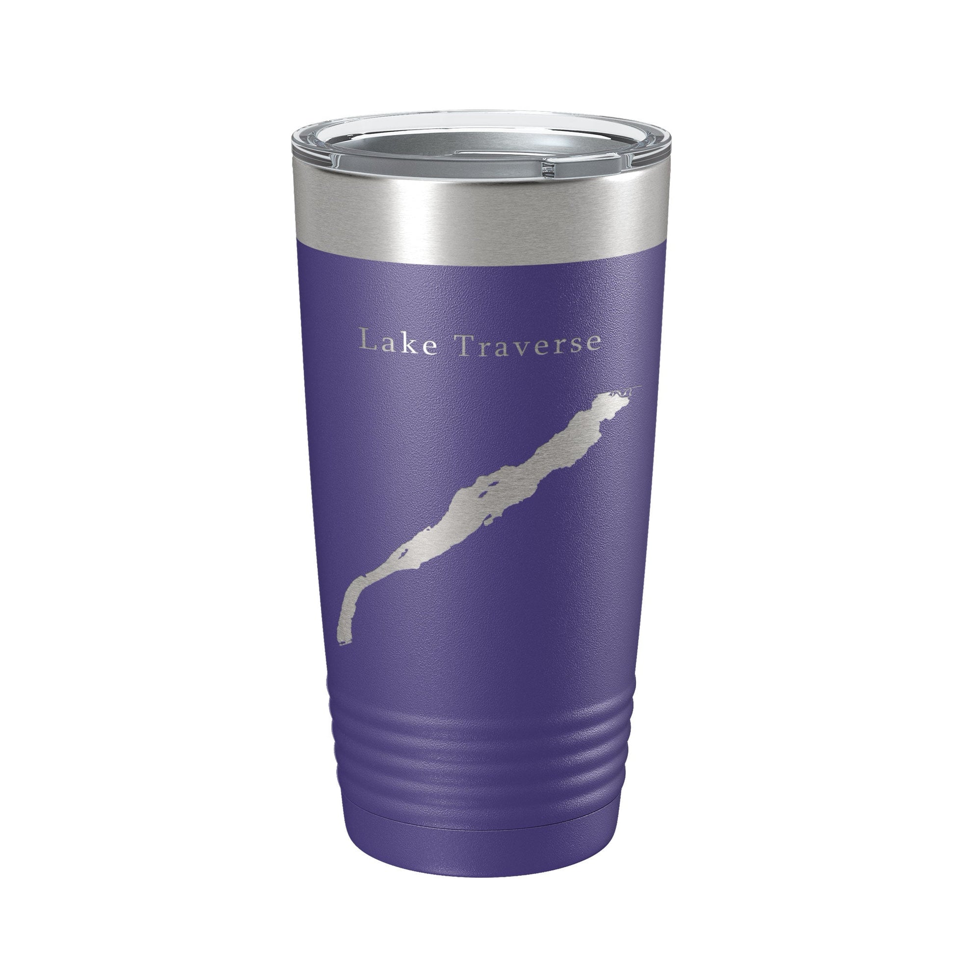 Lake Traverse Map Tumbler Travel Mug Insulated Laser Engraved Coffee Cup South Dakota Minnesota 20 oz-15