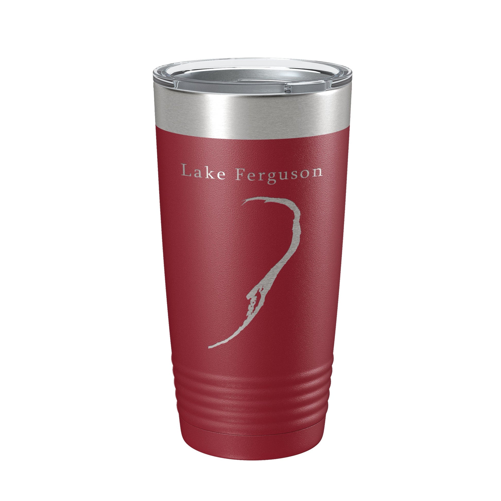 Lake Ferguson Map Tumbler Travel Mug Insulated Laser Engraved Coffee Cup Arkansas Mississippi 20 oz-18