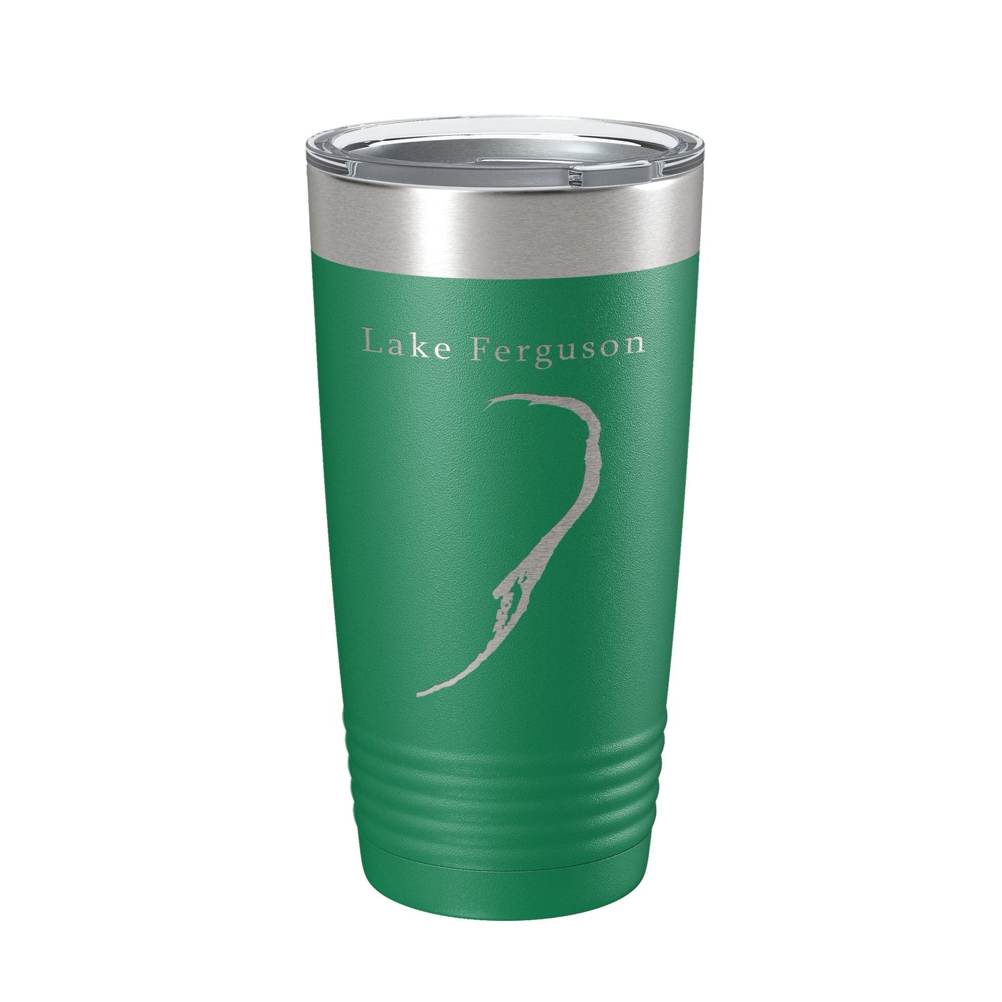 Lake Ferguson Map Tumbler Travel Mug Insulated Laser Engraved Coffee Cup Arkansas Mississippi 20 oz-9