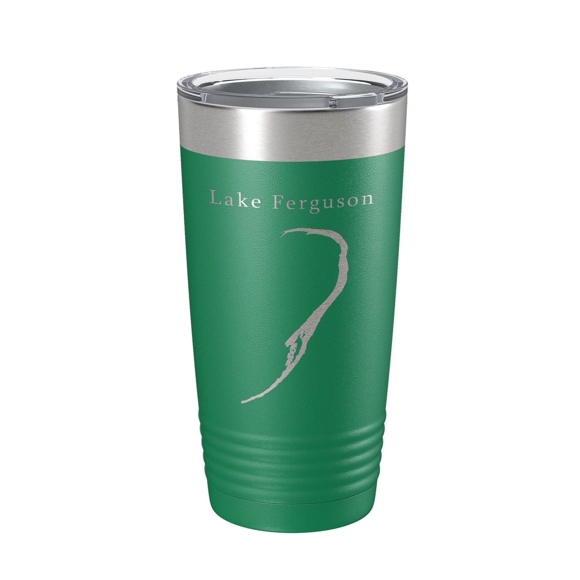 Lake Ferguson Map Tumbler Travel Mug Insulated Laser Engraved Coffee Cup Arkansas Mississippi 20 oz-9
