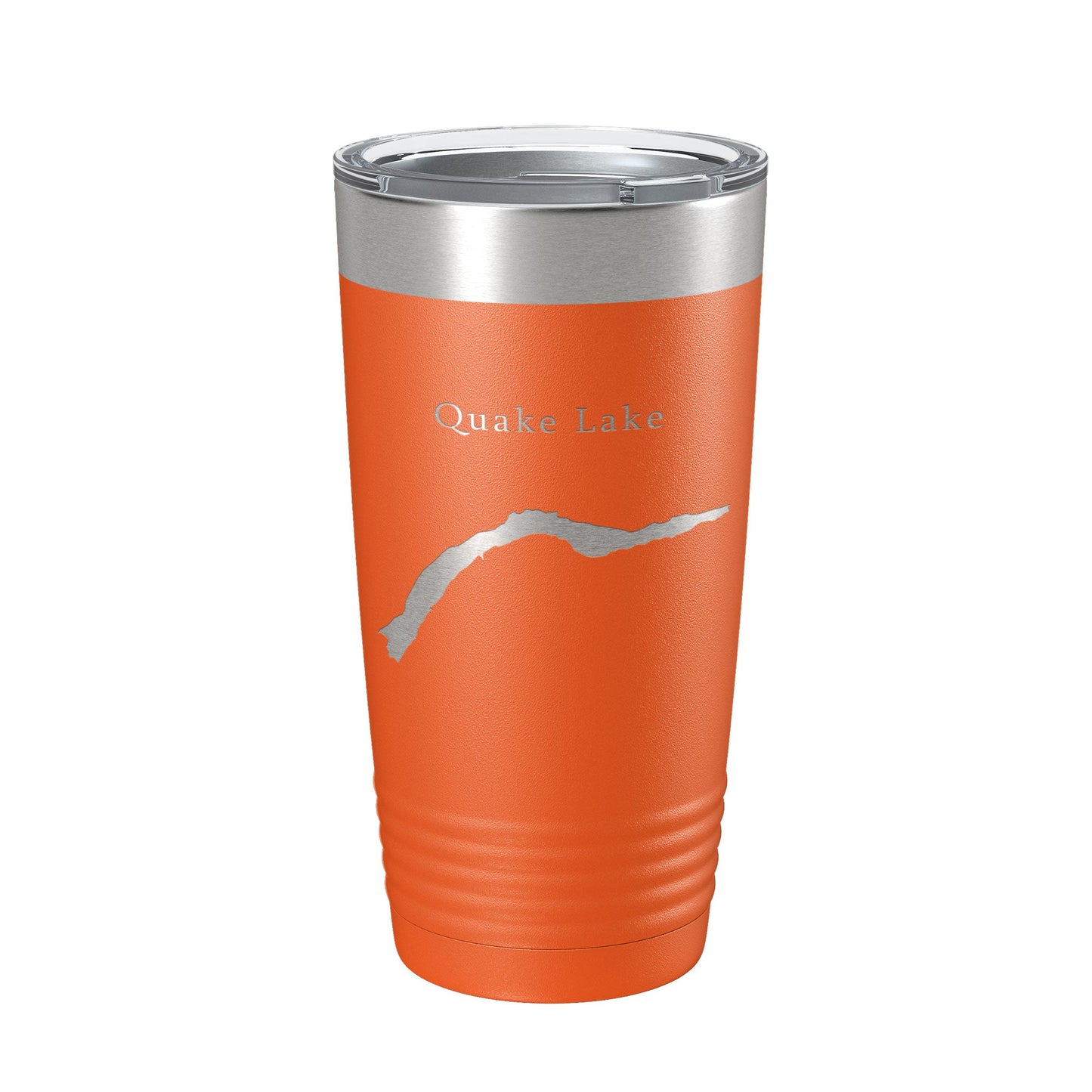 Quake Lake Earthquake Map Tumbler Travel Mug Insulated Laser Engraved Coffee Cup Montana 20 oz-17