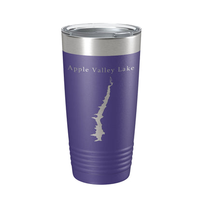Apple Valley Lake Map Tumbler Travel Mug Insulated Laser Engraved Coffee Cup Ohio 20 oz-15