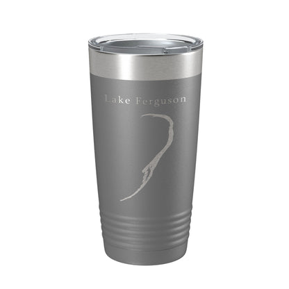 Lake Ferguson Map Tumbler Travel Mug Insulated Laser Engraved Coffee Cup Arkansas Mississippi 20 oz-16