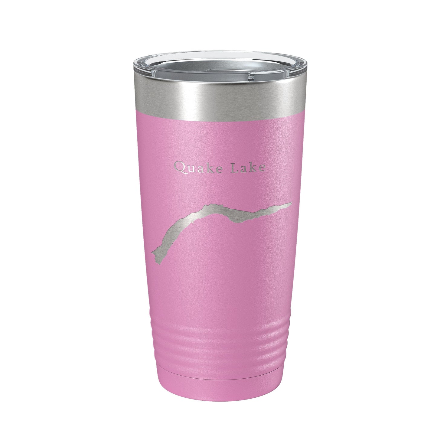 Quake Lake Earthquake Map Tumbler Travel Mug Insulated Laser Engraved Coffee Cup Montana 20 oz-14