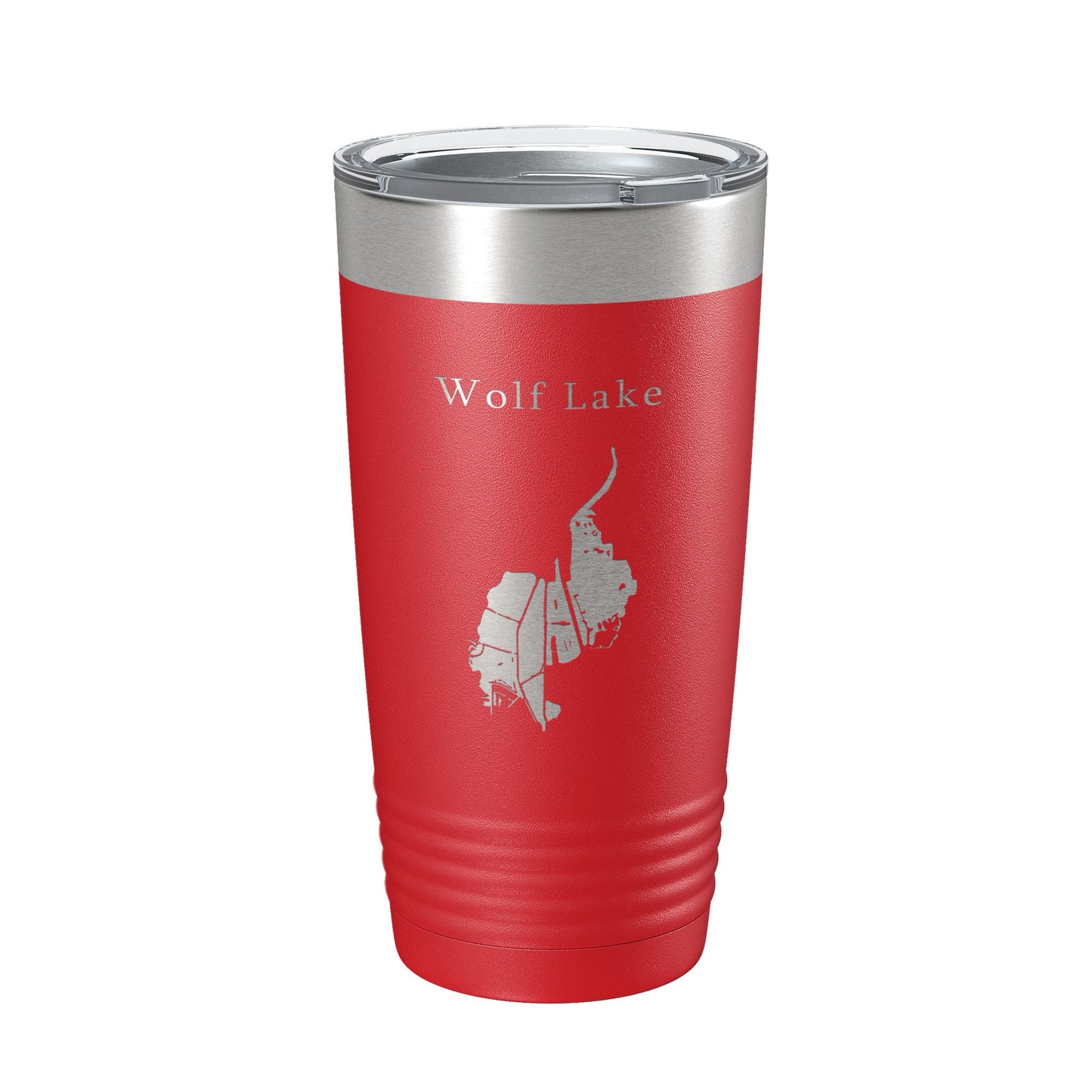 Wolf Lake Map Tumbler Travel Mug Insulated Laser Engraved Coffee Cup Indiana Illinois 20 oz-10