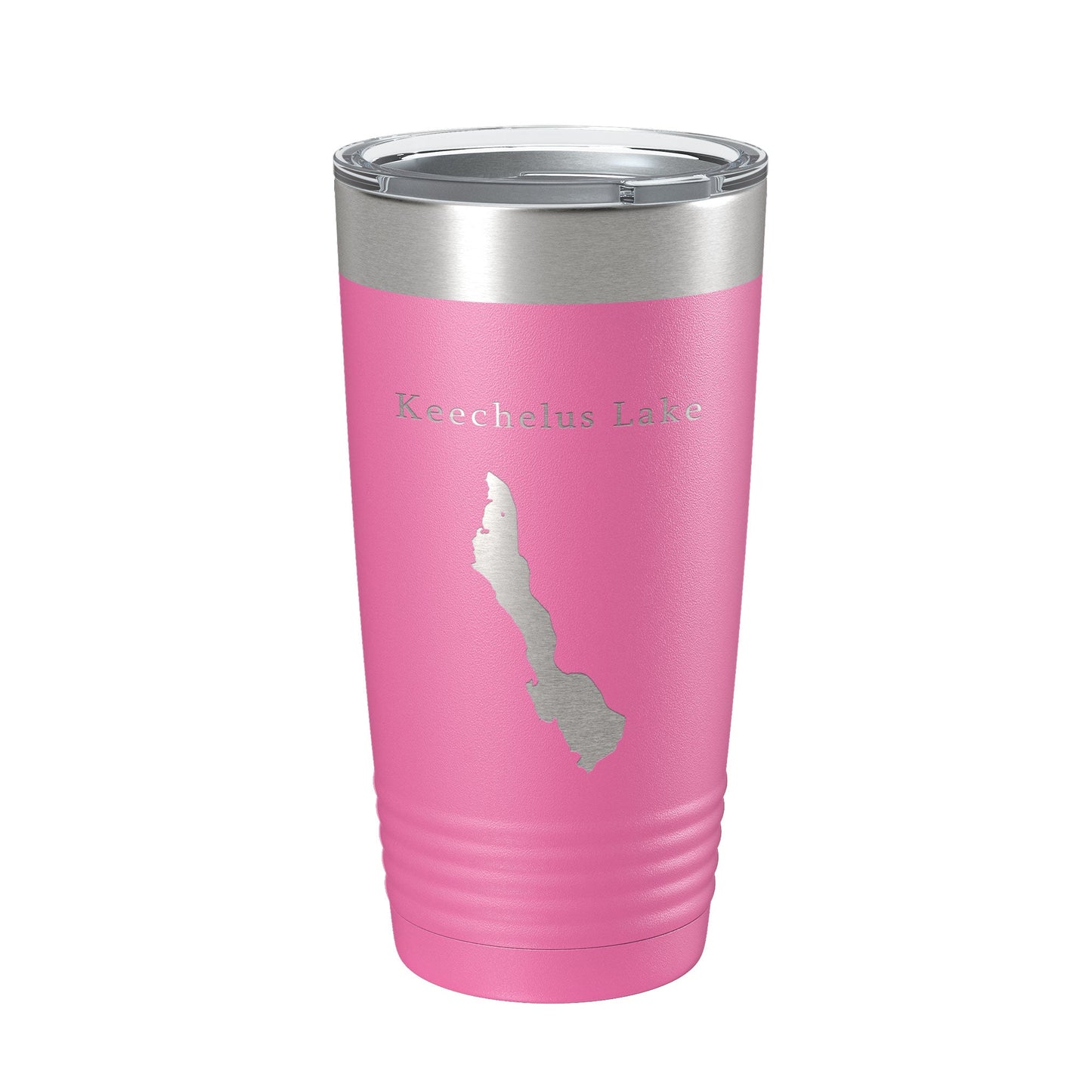 Keechelus Lake Map Tumbler Travel Mug Insulated Laser Engraved Coffee Cup Washington 20 oz-11