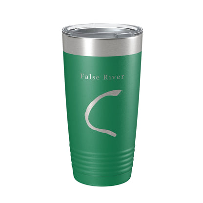 False River Tumbler Lake Map Travel Mug Insulated Laser Engraved Coffee Cup Louisiana 20 oz-9