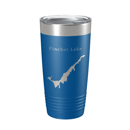 Pinchot Lake Map Tumbler Travel Mug Insulated Laser Engraved Coffee Cup Pennsylvania 20 oz-6