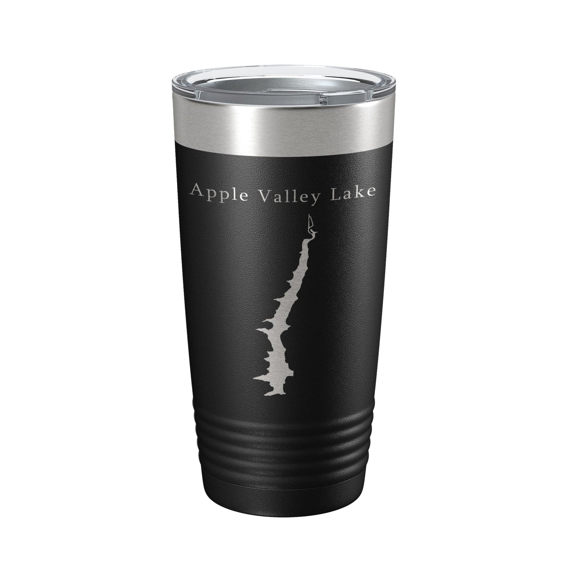 Apple Valley Lake Map Tumbler Travel Mug Insulated Laser Engraved Coffee Cup Ohio 20 oz-0