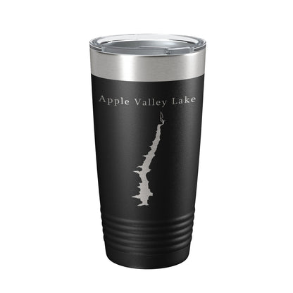 Apple Valley Lake Map Tumbler Travel Mug Insulated Laser Engraved Coffee Cup Ohio 20 oz-0