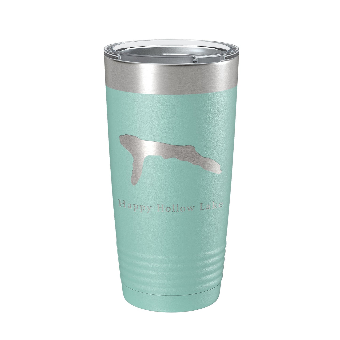 Happy Hollow Lake Map Tumbler Travel Mug Insulated Laser Engraved Coffee Cup Illinois 20 oz-12