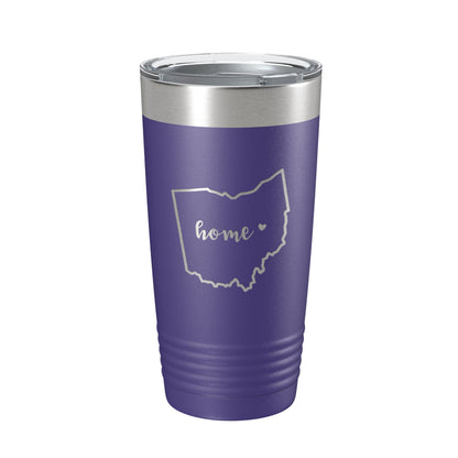 Ohio Tumbler Home State Travel Mug Insulated Laser Engraved Map Coffee Cup 20 oz-15