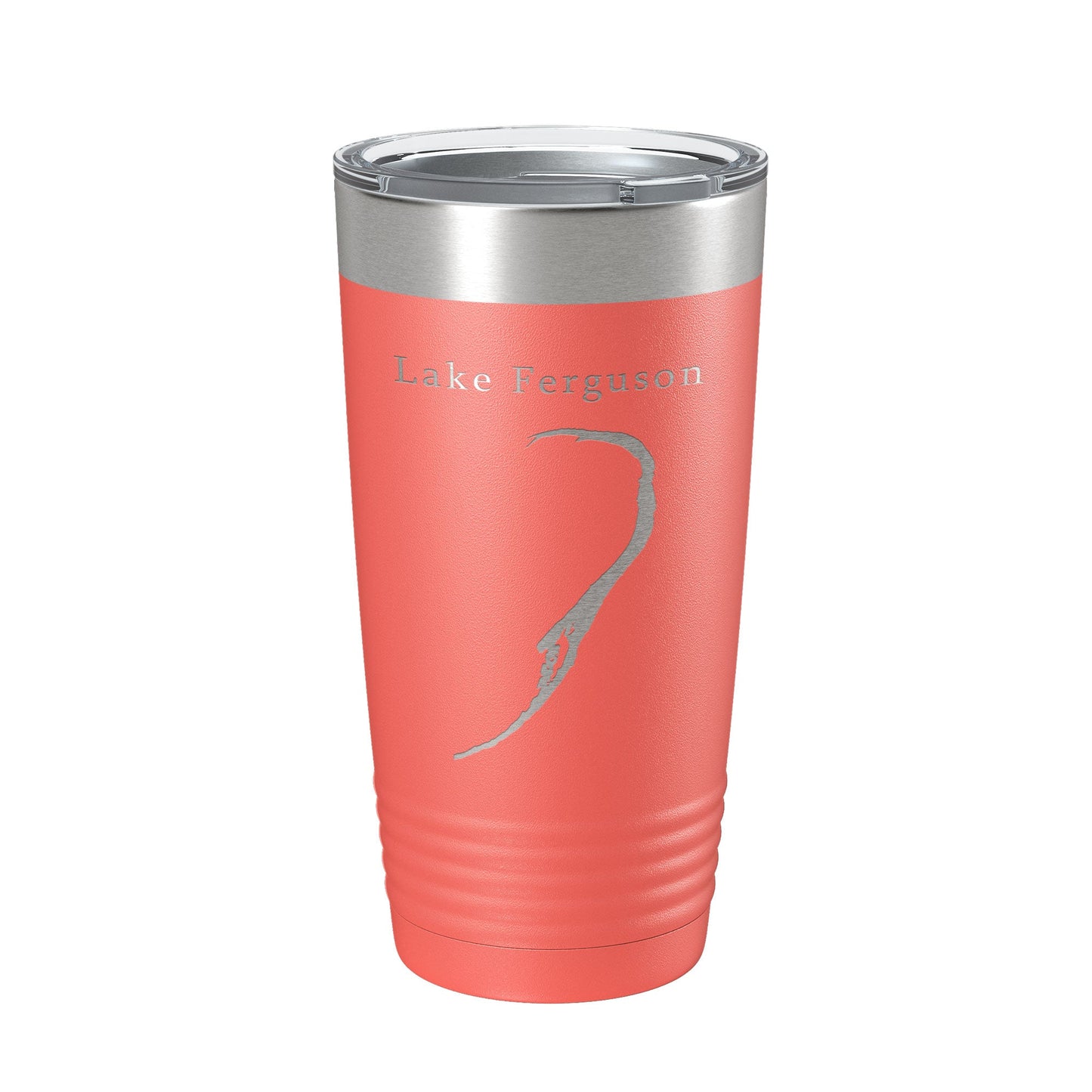 Lake Ferguson Map Tumbler Travel Mug Insulated Laser Engraved Coffee Cup Arkansas Mississippi 20 oz-20