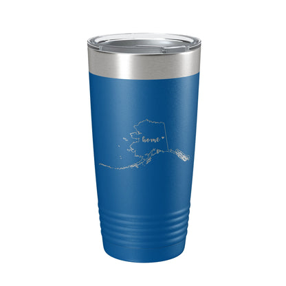 Alaska Tumbler Home State Travel Mug Insulated Laser Engraved Map Coffee Cup 20 oz-6